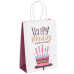 Набір подарункових пакетів з паперу 12 шт Happy Birthday 15×8×21 см Рожевий HP-10359-23PK Набір подарункових пакетів з паперу 12 шт Happy Birthday 15×8×21 см Рожевий HP-10359-23PK