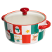 Супниця порцелянова Christmas новорічна  800 (мл) з кришкою Yiwu FM-CS-9C