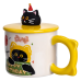 Чашка порцелянова з кришкою Kitten“s Birthday 400 (мл) подарункова кружка прикольна чашка для дітей на подарунок Жовтий FM-24B Чашка порцелянова з кришкою Kitten“s Birthday 400 (мл) подарункова кружка прикольна чашка для дітей на подарунок Жовтий FM-24B