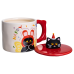Чашка порцелянова з кришкою Kitten“s Birthday 400 (мл) подарункова кружка прикольна чашка для дітей на подарунок Червоний FM-24D Чашка порцелянова з кришкою Kitten“s Birthday 400 (мл) подарункова кружка прикольна чашка для дітей на подарунок Червоний FM-24D