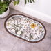 Килимок діатомітовий Floral Oval 58*38 см універсальний овальний HP-42-50