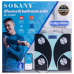 Смарт ваги електронні Sokany 26х26 см до 180 кг з Bluetooth Чорний SK-19029B