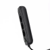 Мережевий фільтр чорний з вимикачем 3 розетки 3хUSB-A 1xUSB-C 3м HP-5-34