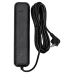Мережевий фільтр-подовжувач 5 розеток 3xUSB-A 1xUSB-C 5м чорний HP-5-40