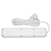 Мережевий фільтр-подовжувач 5 розеток 3xUSB-A 1xUSB-C 3м білий HP-5-41