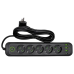 Мережевий фільтр-подовжувач 5 розеток 3xUSB-A 1xUSB-C 3м чорний HP-5-42