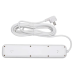 Мережевий фільтр-подовжувач 5 розеток 3xUSB-A 1xUSB-C 5м білий HP-5-43
