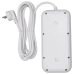 Мережевий фільтр-подовжувач 6 розеток 4xUSB-A 2xUSB-C 5м білий  HP-5-53
