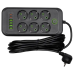 Мережевий фільтр-подовжувач 6 розеток 4 USB-A + 2USB Type-C 5м HP-5-54