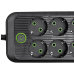 Мережевий фільтр-подовжувач 6 розеток 4 USB-A + 2USB Type-C 5м HP-5-54