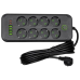 Мережевий фільтр-подовжувач 8 розеток 4xUSB-A 2xUSB-C 5м чорний HP-5-56
