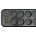Мережевий фільтр-подовжувач 8 розеток 4xUSB-A 2xUSB-C 5м чорний HP-5-56