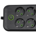 Мережевий фільтр-подовжувач 8 розеток 4xUSB-A 2xUSB-C 5м чорний HP-5-56