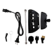 Пароочисник ручний Steam Cleaner 2500 Вт із набором та баком 1.2л HP-SC-002-white