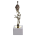 Декоративна фігурка Gold Fish 16x8x30 см металева HP-7-18