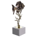 Декоративна фігурка Gold Fish 16x8x30 см металева HP-7-18