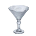 Набір келихів для мартіні Martini Glass 6 штук по 215 мл коктейльні HP-17-56