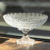 Фруктовниця на ніжці скляна Queen Lace 32 см під кришталь Yiwu HP-34-47