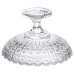 Фруктовниця на ніжці скляна Queen Lace 32 см під кришталь Yiwu HP-34-47