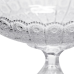 Фруктовниця на ніжці скляна Queen Lace 32 см під кришталь Yiwu HP-34-47