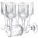 Набір чарок на ніжці Vintage Crystal для міцних напоїв 6 штук 50 мл Yiwu HP-34-75