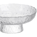 Фруктовниця на ніжці Ice Textured 20 см з крижаною текстурою скла Yiwu HP-34-89