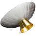 Фруктовниця скляна “Gold & Grey“ 34 см на золотій ніжці Yiwu HP-34-119