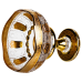 Ваза для фруктів скляна Bohemia Gold 26 см Yiwu HP-34-137 Ваза для фруктів скляна Bohemia Gold 26 см Yiwu HP-34-137