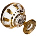 Ваза для фруктів скляна Bohemia Gold 26 см Yiwu HP-34-137 Ваза для фруктів скляна Bohemia Gold 26 см Yiwu HP-34-137