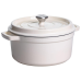 Кокотниця чавунна емальована 4,5 л, бежевий Yiwu HP-FLG-4 WHITE