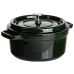 Кокотниця чавунна емальована 2,5 л, малахіт HP-FLG-9 green