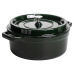 Кокотниця чавунна емальована 6 л, малахіт Yiwu HP-FLG-12 green
