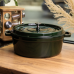 Кокотниця чавунна емальована 6.5 л, малахіт Yiwu HP-FLG-13 green