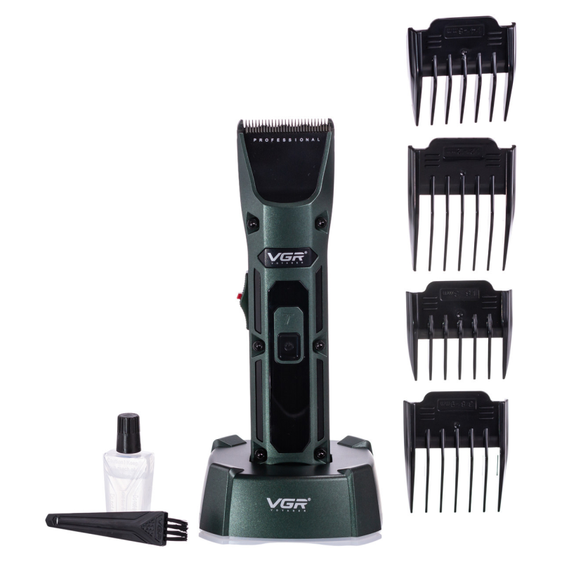 Машинка для стрижки професійна з 4 насадками VGR HP-V-696