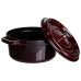Кокотниця чавунна емальована 2,5 л, бургунді Yiwu HP-FLG-9 burgundy
