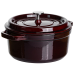 Кокотниця чавунна емальована 2,5 л, бургунді Yiwu HP-FLG-9 burgundy