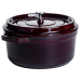 Кокотниця чавунна емальована 4,5 л, бургунді Yiwu HP-FLG-11 burgundy