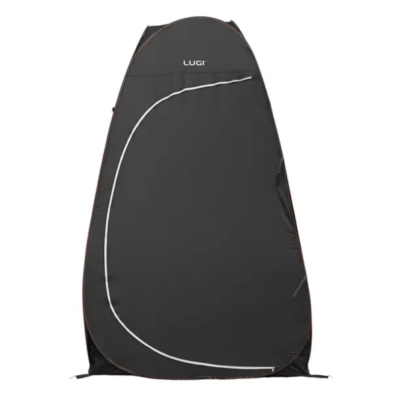 Намет душ-туалет для кемпінгу автомат 120×120×190 (см) тент для душу та туалету туристичний LU-015DB Чорний