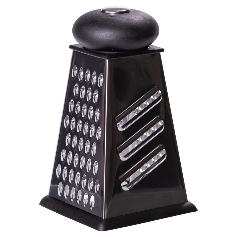 Терка ручна чотиристороння 12,5×12,5×21 (см) з нержавіючої сталі HP-8-10
