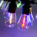 Гірлянда вулична у стилі ретро світлодіодна мультиколор S14 на 10 LED ламп завдовжки 5 метрів S14ML Гірлянда вулична у стилі ретро світлодіодна мультиколор S14 на 10 LED ламп завдовжки 5 метрів S14ML