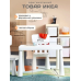 Сучасний дитячий стіл IKEA, Дитячі стіл і стілець незамінні, Пластиковий дитячий столик, Столик для дітей ігровий, XBE