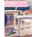 Сучасний дитячий стіл IKEA, Дитячі стіл і стілець незамінні, Пластиковий дитячий столик, Столик для дітей ігровий, XBE