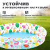 Надувний басейн дитячий на морі Intex, Домашній басейн для дітей, Басейн дитячий веселка з надувним дном, XBE Надувний басейн дитячий на морі Intex, Домашній басейн для дітей, Басейн дитячий веселка з надувним дном, XBE