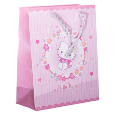 Набір подарункових пакетів з паперу 12 (шт) Hello Kitty 19×9.5×24.5 (см) Рожевий HP-10359-11P