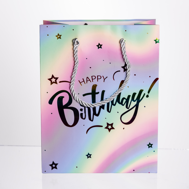 Набір подарункових пакетів з паперу 12 (шт) Happy Birthday 18×10×23 (см) HP-10359-15 Набір подарункових пакетів з паперу 12 (шт) Happy Birthday 18×10×23 (см) HP-10359-15