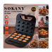 Електрична горішниця Sokany 750 Вт з антипригарним покриттям SK-08068