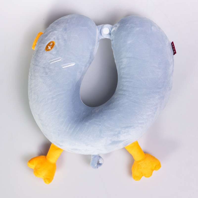Подушка для шиї Duck U-подібна, блакитний HP-56-4BL