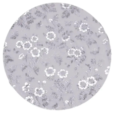 Килимок для сервірування столу Flowers 38 см, срібло HP-36327-12G