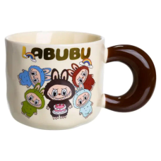 Чашка порцелянова Labubu 400 (мл) подарункова кружка прикольна чашка для дітей на подарунок FM-21A