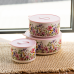 Контейнери для їжі порцелянові Flowers 9,5/13/15 см Yiwu TS-3P-2